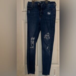 old navy ripped women’s skinny jeans size 4